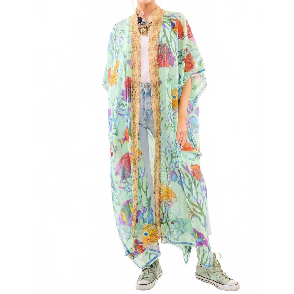 NEW ARATTA deep sea duster in mint